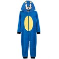 thumbnail image 2 of Sonic the Hedgehog Unisex Kids Blue Sonic Novelty 3D Dress-Up Style Onesie (6-7 Years), 2 of 6