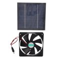 thumbnail image 3 of Solar Fan, Waterproof IP65 Laminated Epoxy Appearance 20W 20% Conversion Rate Solar Powered Fan Easy Operation  For Cooling Down For Greenhouses, 3 of 8