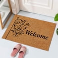 thumbnail image 3 of Catégorie de Produit Tapis Titre de Produit Tapis de Bienvenue Floral Fleur Paillasson en Fibre de Coco Paillasson Coloré de Printemps Tapis de Porte Intérieur Entrée Mignon Décoratif Paillassons Extérieurs Non Tapis de Porte Extérieurs pour Tapis de Porte d'Entrée 16*24, 3 of 5
