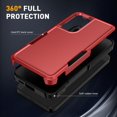 thumbnail image 4 of KOMI for Samsung Galaxy S25 Plus Case with HD Screen Protector, 10 FT Military Grade Drop Protection, Anti-Slip Phone Case, Red, 4 of 5