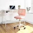 thumbnail image 4 of Homycasa Modern Mesh and Polypropylene Task Chair in Rose Pink, 4 of 8