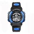 thumbnail image 1 of EGNMCR Children Boy Digital LED Quartz Alarm Date Sports Wrist Watch Blue Wrist Watch, 1 of 5