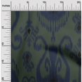 thumbnail image 1 of oneOone Silk Tabby Fabric Ethnic Ikat Decor Fabric Printed BTY 42 Inch Wide, 1 of 4
