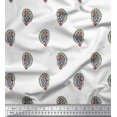 thumbnail image 1 of Soimoi Cotton Cambric Fabric Paisley Block Print Fabric by Yard 56 Inch Wide, 1 of 3