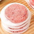 thumbnail image 4 of Hamburger Patty Paper Used To Separate Patties Baking Packaging Candy Deep Frying Stick Pad Paper Oil Absorbent Paper 100pcs Baking Sheets Paper Roll Paper Baking Pan Baking Paper round Baking Butter, 4 of 4