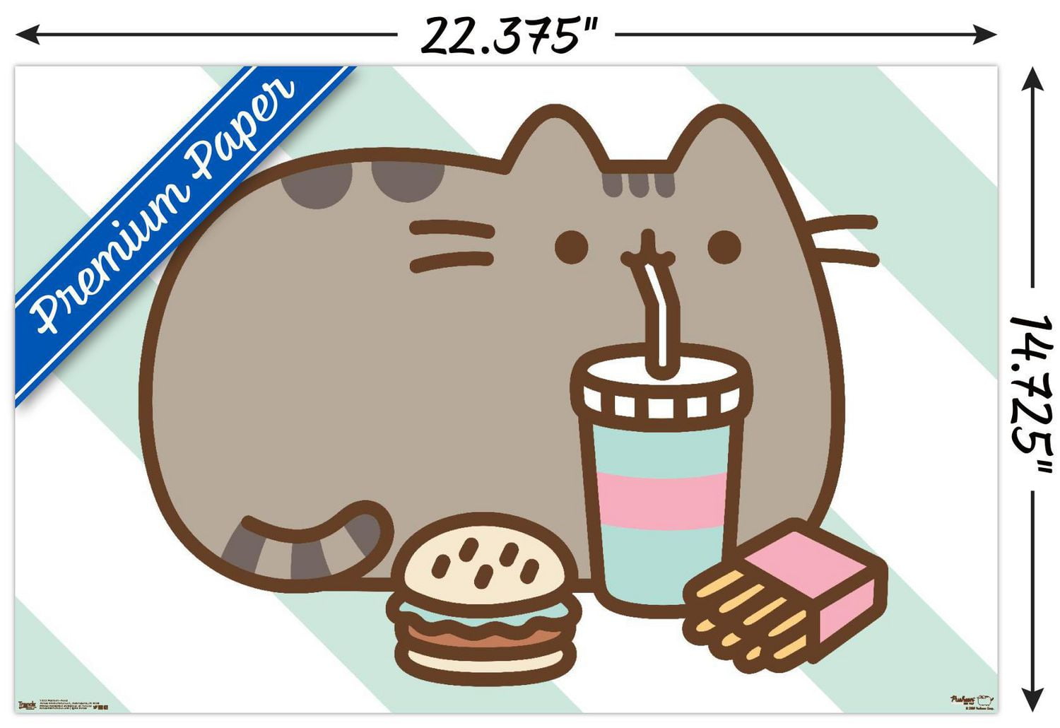 Pusheen - Food Wall Poster