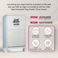 thumbnail image 2 of Pet Lodge 25 Lbs Capacity Chow Hound Automatic Steel Dog Feeder, Silver, 2 of 11