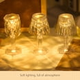 thumbnail image 4 of Feltree Ornaments Exquisite Crystal Table Lamp Transparent Soft Eye- Small Table Lamp Home Bedroom Living Room Ambient Light, 4 of 8