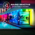 thumbnail image 2 of Monster Smart Permanent Outdoor Lights, 100ft, 72 LED RGBIC+ Multiwhite, All-Weather Water-Resistant, App & Voice Control, Perfect for Holidays and Year-Round Use, 2 of 10