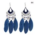 thumbnail image 2 of Bohemian Earrings National Style Retro Long Pendant Earrings Statement Earrings, 2 of 9