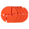 thumbnail image 3 of yingyy 5pcs Logos Géométrie Rond Signal de Sécurité Indiquant Petit Signe de Remplacement Universel Plongée Libre Natation Orange, 3 of 6