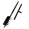thumbnail image 1 of Ground Drill with Handle Auger Bit 150 mm Three Spirals Steel Black, 1 of 4