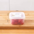 thumbnail image 2 of yulier Meal Prep Container Leakproof Reusable Freezer Clear Plastic Box Kitchen Fridge Food Storage Container with Lid for Storing Fruits, Vegetables, Meat, 2 of 2