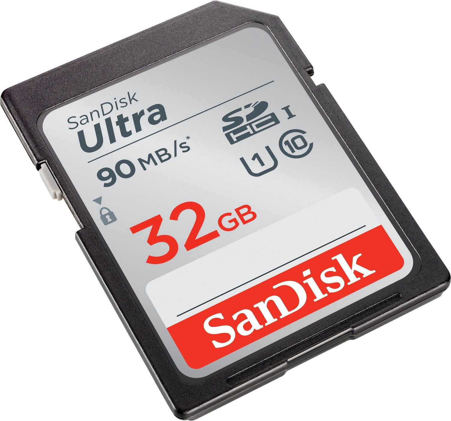 SanDisk 32G Ultra SDHC UHS-1 Carte Mémoire - 90MB/s, C10, U1, Full HD, Carte SD - SDSDUNC-32G-CW6IN