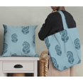 thumbnail image 5 of Soimoi Rayon Crepe Fabric Leaves Block Print Fabric by The Yard 46 Inch Wide, 5 of 5