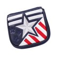 thumbnail image 3 of jinwen Golf Mallet Putter Cover Compact Golf Putter Protection Golf Club Head Cover Square, 3 of 9