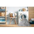 thumbnail image 2 of Ahgly Company Machine Washable Indoor Rectangle Transitional Dark Gray Area Rugs, 7' x 9', 2 of 7