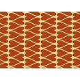 thumbnail image 1 of Ahgly Company Machine Washable Indoor Rectangle Transitional Orange Area Rugs, 5' x 8', 1 of 7