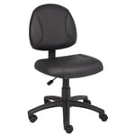 Boss Office Products Posture Chaise de travail sans bras en noir