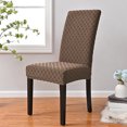thumbnail image 3 of High Chair Cover,Diamond Plush Jacquard Elastic Polyester Chair Cover,All-in-One Full Coverage Dirt Proof Seat Covers for Dining Chairs,Blue, 3 of 6