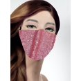 thumbnail image 1 of Sexy Sequins Ladies Hi Fashion Designer 90210 Face Mask, 1 of 2