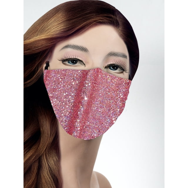 Sexy Sequins Ladies Hi Fashion Designer 90210 Face Mask