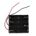 thumbnail image 1 of Battery orgnizer 4x AAA cells box battery holder battery box plastic battery storage case, 1 of 9