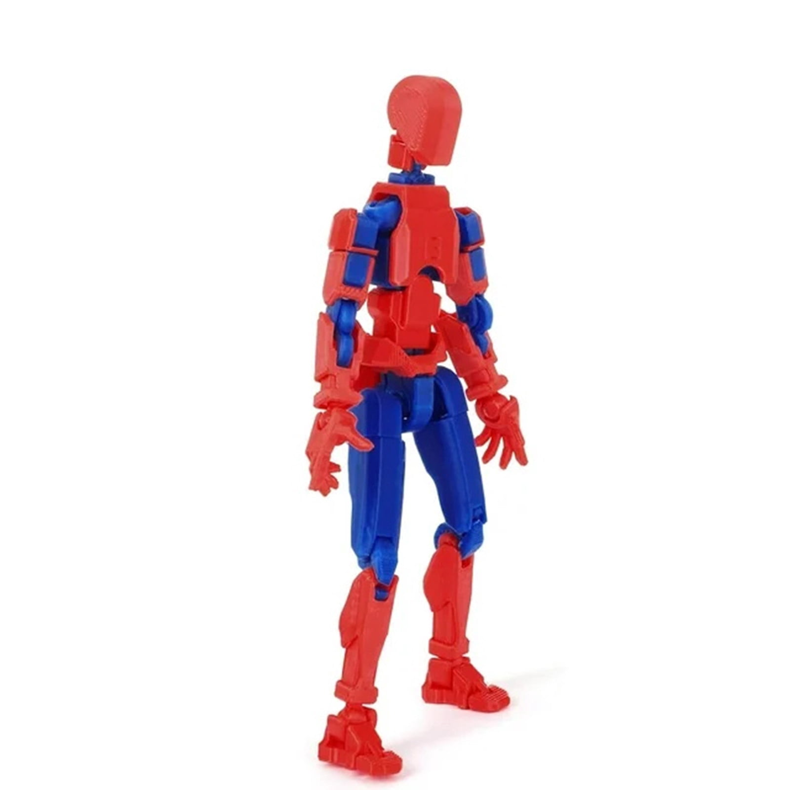 Figurine d'action T13 assemblée avec support, figurine factice imprimée 3D 13 assemblée, robot entièrement articulé, figurine d'action Easy 13, accessoires inclus, animation stop motion, cadeau