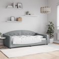 thumbnail image 1 of vidaXL Day Bed Light Grey 100x190 cm Fabric, 1 of 5