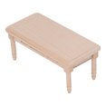 thumbnail image 4 of Dollhouse Tea Table, Simple Design 1:12 Scale Premium Wood Dollhouse Dining Table  For 1:12, 4 of 8