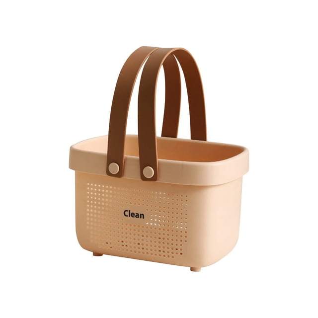 Yhmxh Panier de Douche de Bain Portable Panier de Rangement pour Houppette Panier de Rangement Organisation et Rangement Organisateurs et Rangement pour Salle de Bain Organisateurs et Rangement pour Garde-Robe