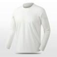 thumbnail image 1 of AherBiu Plus Size Men's Long Sleeve Shirts Crewneck Quick Drying Lightweight Athletic Tees Running Workout Active Pullover Tops, 1 of 7