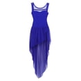 thumbnail image 3 of Miaeowve Robe de Danse Sans Manches en Tulle pour Filles, Ourlet Asymétrique, Bleu 12, 3 of 7
