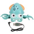 thumbnail image 2 of Crawling Octopus Toy, Remote App Controlled Vehicles Parts Green Rechargeable Light Automatical Music Obstacle Avoidance Crawling Dancing Octopus For Girls Newborn Boys, 2 of 8