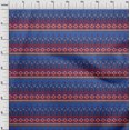 thumbnail image 3 of oneOone Cotton Poplin Fabric Geometric & Floral Block Printed Fabric 1 Yard 42 Inch Wide, 3 of 4