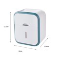 thumbnail image 3 of Abbracc Tissue Box Tissue Dispenser Tissue Paper Holder Facial Tissue Holder Case for White and Green, 3 of 9