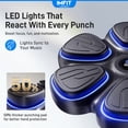 thumbnail image 4 of IMFit 2026 Machine de Boxe Musicale Intelligente avec Gants / Entraîneur de Punch Mural Interactif avec Lumières LED et Musique Bluetooth / Équipement de Mise en Forme pour Gym à Domicile pour la Famille / 9 Modes de Vitesse et d'Entraînement, 4 of 8