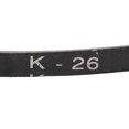 thumbnail image 3 of Unique Bargains K26 Courroie d'Entraînement, Cordon en Polyester Plus Résistant, Tour Intérieur 655mm Caoutchouc Noir, 3 of 3