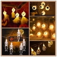thumbnail image 2 of MesaSe 2 Meters 10LED Light Spooky LED Lights Horror Themes Adjustable Light Bat Ghost Pumpkin Shapes Halloween Decor, 2 of 10