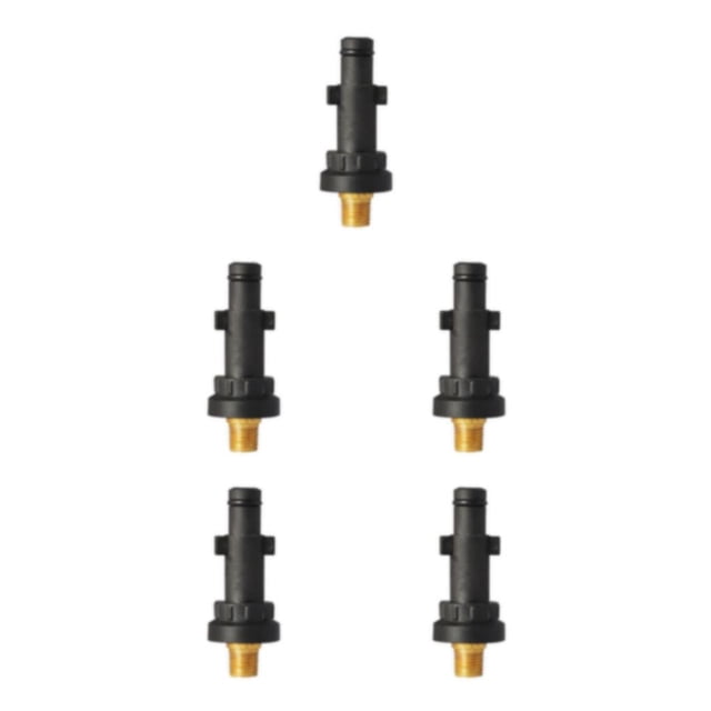 Ruiboury 1pc Pressure Washer Adapter Foam Nozzle Adapter Car Washing Accessories Type D 5Set