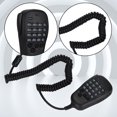 thumbnail image 1 of Talkie Speaker, ABS Black Hand  Microphone Spring Coil 6 Pins  For FT-1500M For FT-1802, 1 of 8