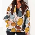 thumbnail image 4 of Chandails à Capuche Zippés pour Femmes Rabais de 50 % en Liquidation Blouse Imprimée Mode Hauts à Manches Longues Chandail Poches à Capuche, 4 of 9