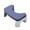 Blue, variant on PEONAVET Plastic Chamber Pot Bench Toilet Stool Squatting Poop Stool Bathroom Potty Step Stool Toilet Assistance Steps Step Stool Fits All Toilets Detachable Stackable