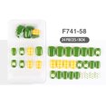 thumbnail image 4 of ziyahi False Nail Wearable Perfect Matching Simple to Wear No Irritating Odor Fake Fingernail Breathable Press Type Adjustable Paster Type 16 Type 10 F741 1Set, 4 of 6