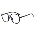 thumbnail image 1 of fastboy Large frame anti blue light flat mirror trendy polygonal myopia finished eyeglass frame, 1 of 8