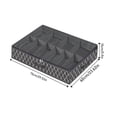 thumbnail image 2 of Under Bed Shoe Cabinet Storage Is Suitable For 24 Pairs Of Shoe Cabinets. Strong Under Bed Shoe Cabinet Storage Bedding Baby Storage Cubes Collapsible Storage Boxes with Zipper Container for Blankets, 2 of 3