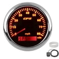 thumbnail image 2 of GPS Speedometer 85mm 80MPH Stainless Steel Universal for Cars Boats, 2 of 7