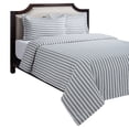 thumbnail image 1 of HOMETRENDS 3-Piece Blue Stripe Duvet Cover Set, Double/Queen, 1 of 5