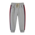 thumbnail image 2 of MIASHUI Pantalons de Jogging Décontractés pour Garçons et Filles, Gris, 5-6 Ans, 2 of 4