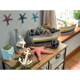 thumbnail image 3 of Set of 2 Boat Planters, 15 Inch Galvanized Metal Flower Tubs, 3 of 8